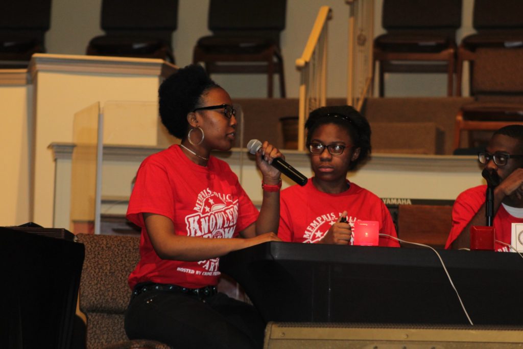 Students at the 2018 Black History Knowledge Bowl