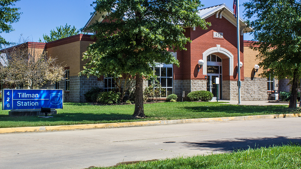 Exterior image of Tillman Police Station building.