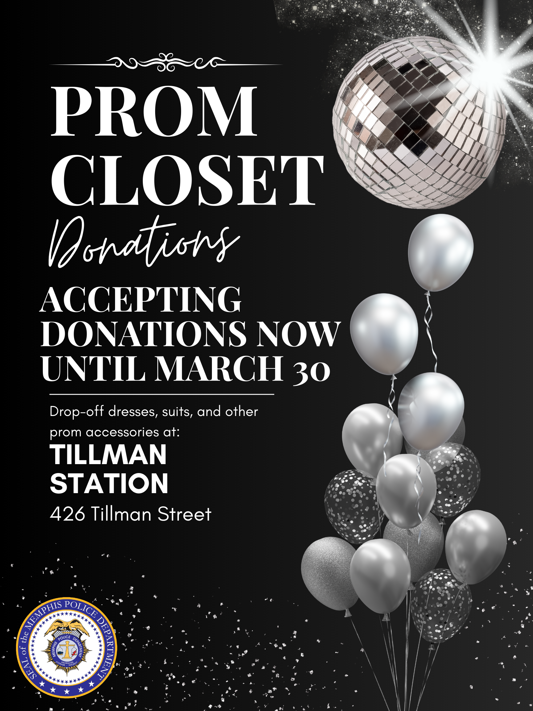 MPD Prom Closet Returns to Help Memphis Students Shine - Memphis Police  Department